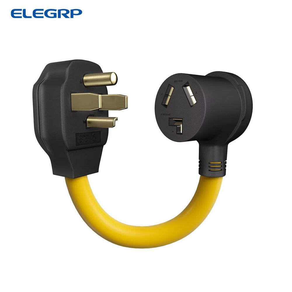 30 Amp to 110 RV Adapter Plug 3 Way Outlet Splitter NEMA TT 30P to 3X5 15R 5 20R 10AWG STW w Grip Handles UL Compliant price history on PriceWatchPro