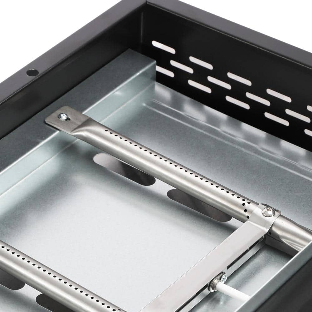 18-Inch Black 2-Burner Portable Gas Griddle