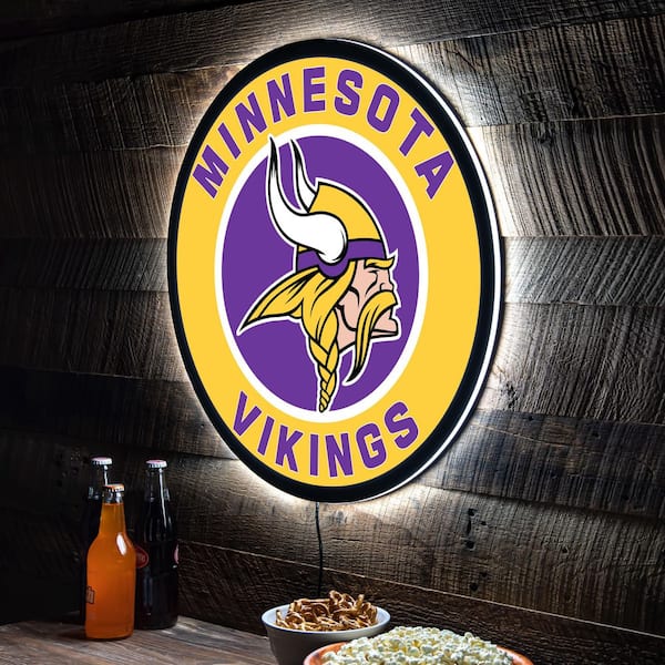 Evergreen Minnesota Vikings Pennant 9 in. x 23 in. Plug-in LED Lighted Sign  8LED3817PEN - The Home Depot