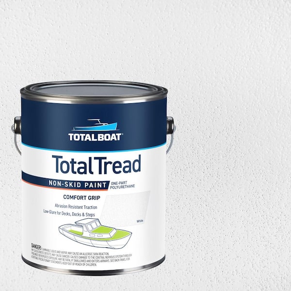 TotalTread 1-Gallon Flat White Oil-based Marine Paint