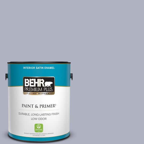 BEHR PREMIUM PLUS 1 gal. #S550-3 Chivalrous Satin Enamel Low Odor Interior Paint & Primer