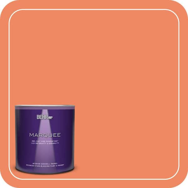 BEHR MARQUEE 1 qt. #P190-5 Orioles Eggshell Enamel Interior Paint & Primer