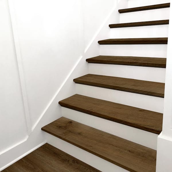 Fowler Ridge 1.25 in. T x 12 in. W x 47.2 in. L Luxury Vinyl Stair Tread Eased Edge (2 Pieces/case)