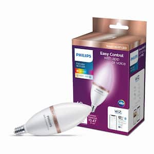 Philips Hue E12 Bluetooth 50W Smart LED Bulb White and Color Ambiance  556968 - Best Buy