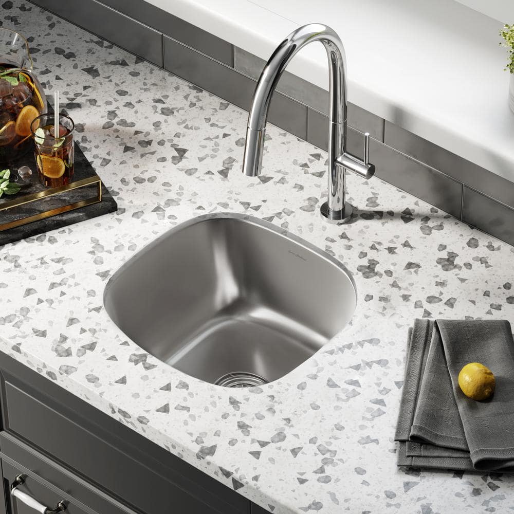 Toulouse 16 x 16 Stainless Steel Single Basin Undermount Kitchen Sink
