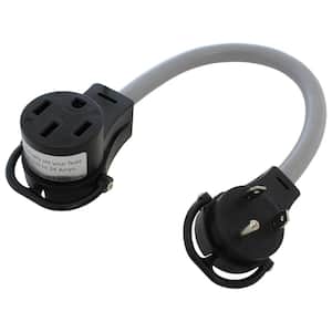 1.5 ft. 10/3 EVSE Charging Adapter RV TT-30P 30 Amp Plug to 50 Amp Electric Vehicle Adapter for Tesla