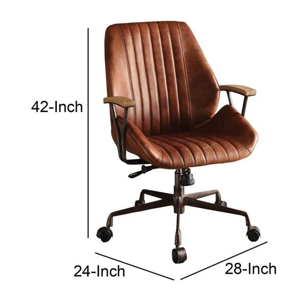 brown office chairs