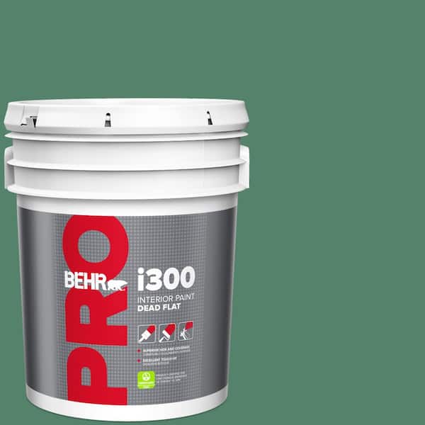 BEHR PRO 5 gal. #M420-6 Tournament Field Dead Flat Interior Paint