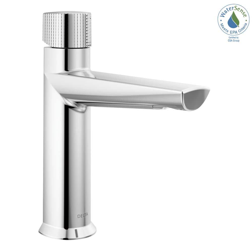 Lumicoat Chrome Modern Single Hole Bathroom Faucet