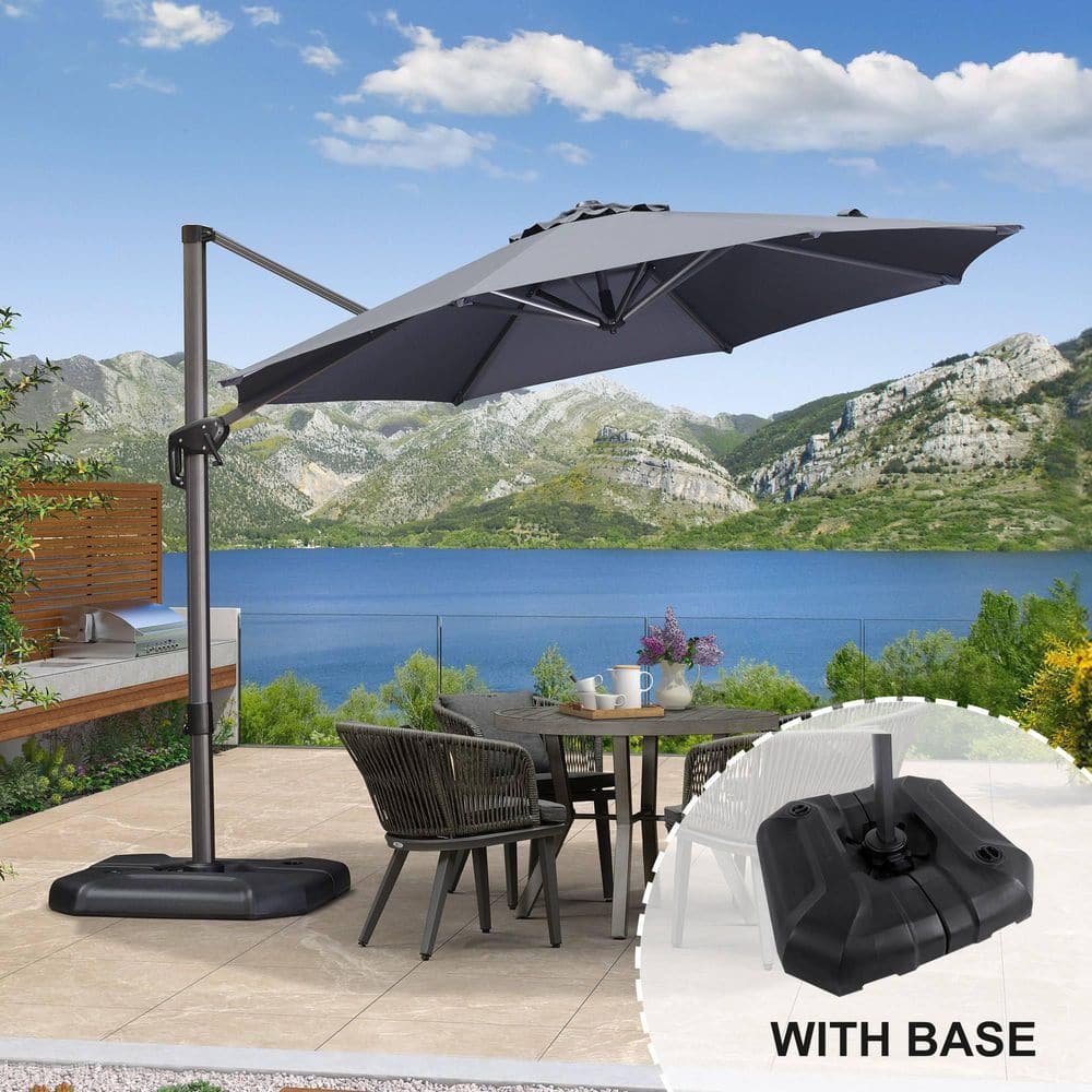 living accents s0um386pal octagon patio umbrella 9' Crank Auto Tilt Essential Fiberglass or retractable canopies are essential for a complete outdoor space Octagonal, Plastic Patio Umbrellas -