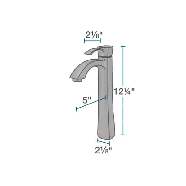 605 Chrome Bathroom 731 Vessel Faucet Ensemble Bundle - 4 Items: Vessel Sink, Vessel Faucet, Pop-Up Drain, and Sink Ring 605 Chrome Bathroom 731 Vessel Faucet Ensemble Bundle - 4 Items: Vessel Sink, Vessel Faucet, Pop-Up Drain, and Sink Ring