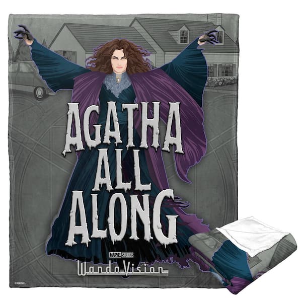 THE NORTHWEST GROUP Marvel's Wandavision Silk Touch Throw Blanket Westview Agatha