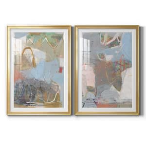 Minim I by Wexford Homes 2 Pieces Framed Abstract Paper Art Print 30.5 in. x 42.5 in. .