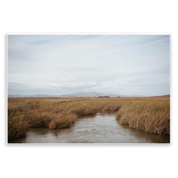 Stupell Industries Marshland Stream View by Crystal Lynn Collins Unframed Nature Graphic Art Print 13 in. x 19 in.