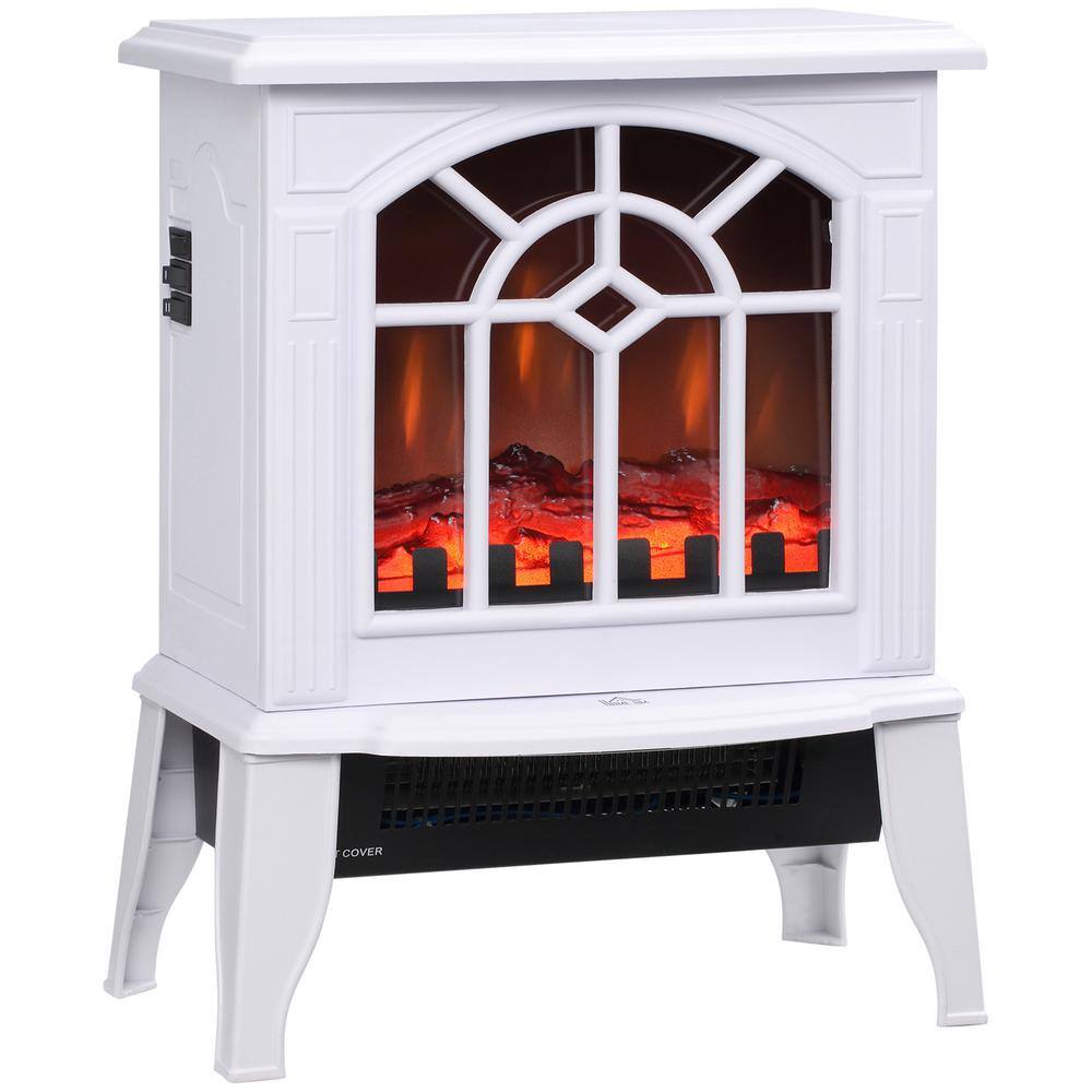 Siavonce 18 in. Freestanding Electric Fireplace Heater Stove with