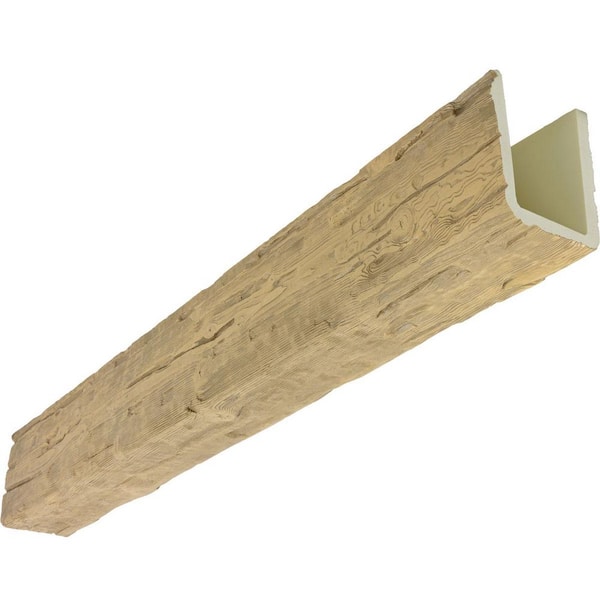 Heritage Timber 11.5 in. x 9.5 in. x 20 ft. Salvaged Timber Natural White Oak Faux Wood Beam