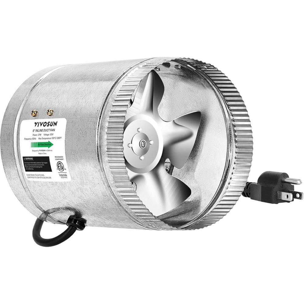 6 in. 240 CFM Inline Duct Fan with 5.5 ft. Grounded Power Cord price history on PriceWatchPro