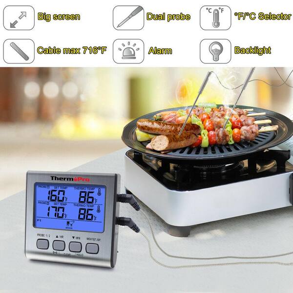 Cooking Temperature Probe Thermometer SUS316 Kitchen Oven Smoker Meat Probe  Sensor - China Traeger and Pit Boss price