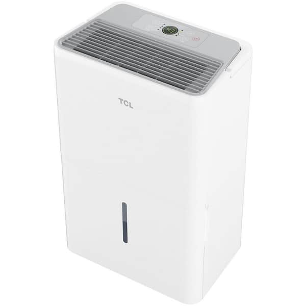 50 pt. 4,500 sq. ft. Smart Dehumidifier with Remote, Pump, App and Smart Home Integration in White