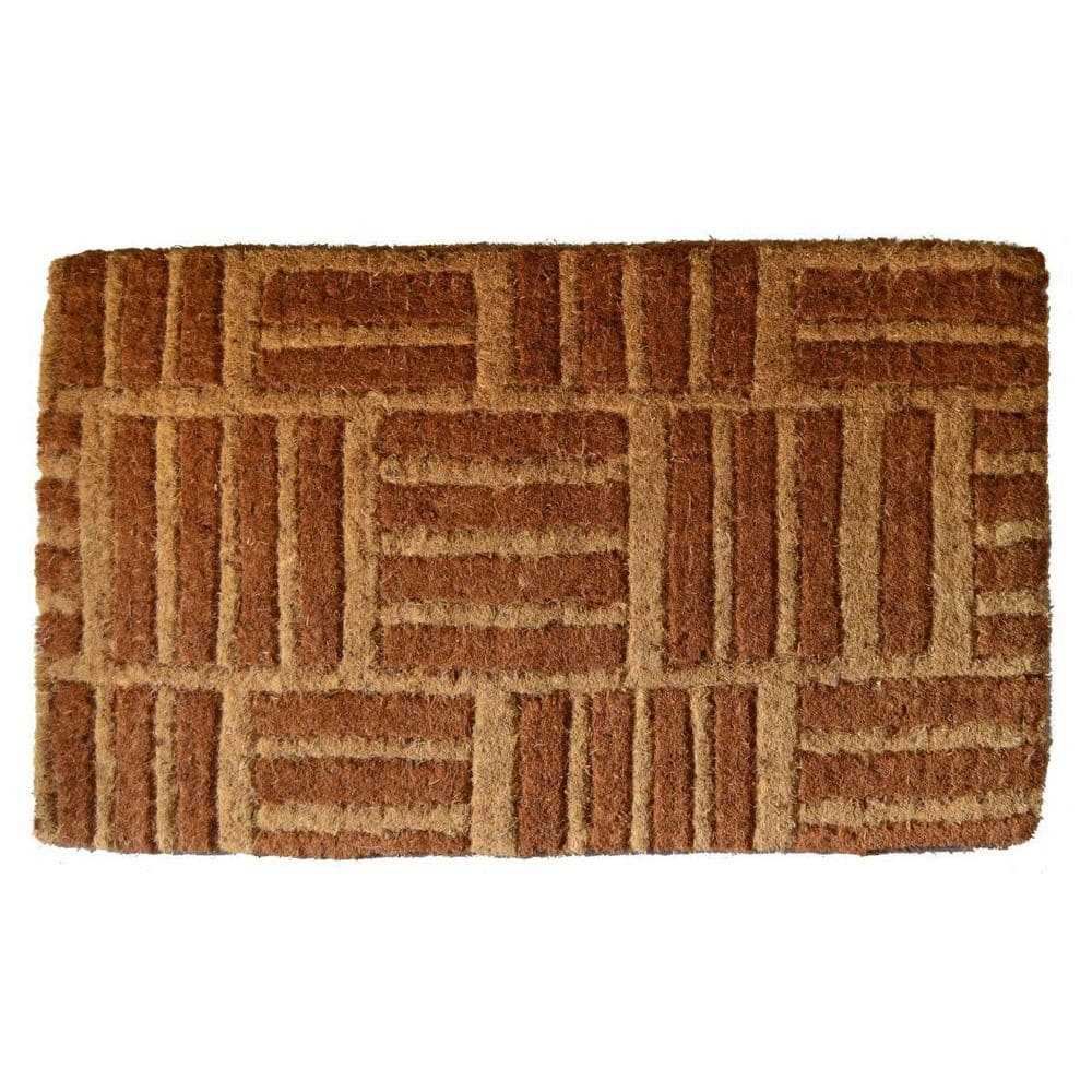 30 in. x 18 in. Brown Coir Outdoor Door Mat price history on PriceWatchPro