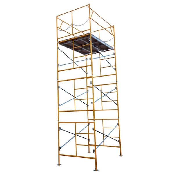 FORTRESS 15 ft. x 7 ft. x 5 ft. Stationary Scaffold Tower 2475 lb. Load Capacity