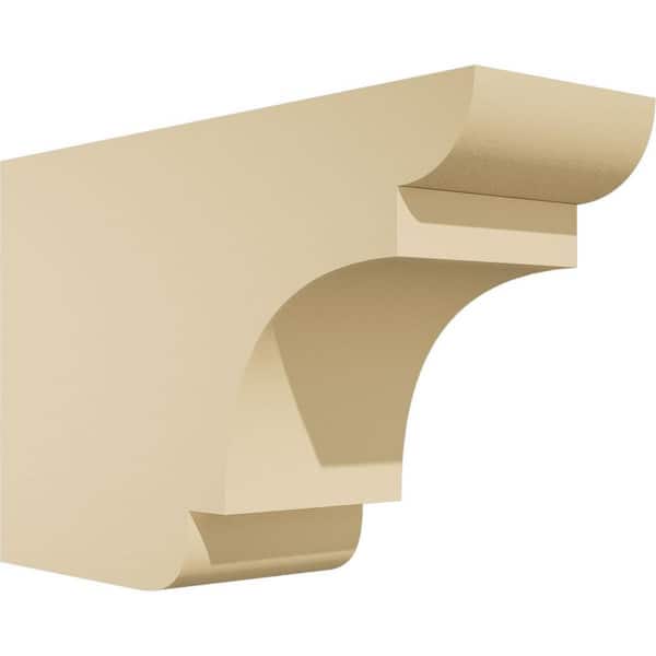 Ekena Millwork Standard New Brighton 5 in. W x 10 in. H x 16 in. D Signature Urethane Rafter Tail Outlooker