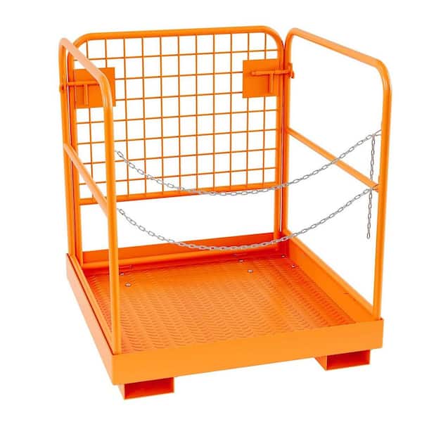 Forklift Safety Cage, 36 x 36 in. Forklift Cage, Forklift Work Platform up to Load 1200 lbs. Forklift Man Basket