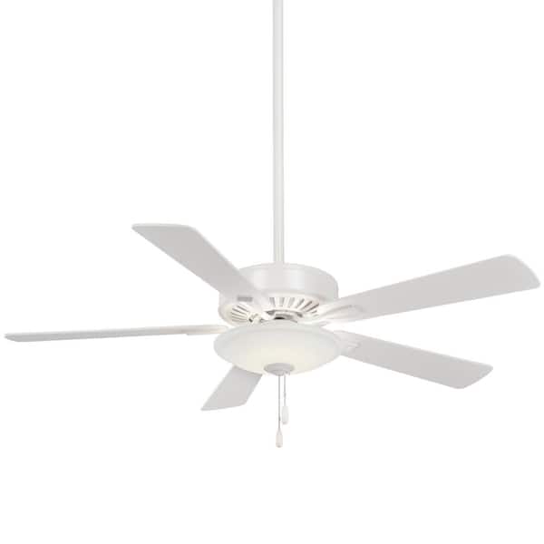 MINKA-AIRE Contractor Uni-Pack 52 in. Integrated LED Indoor White Ceiling Fan with Light