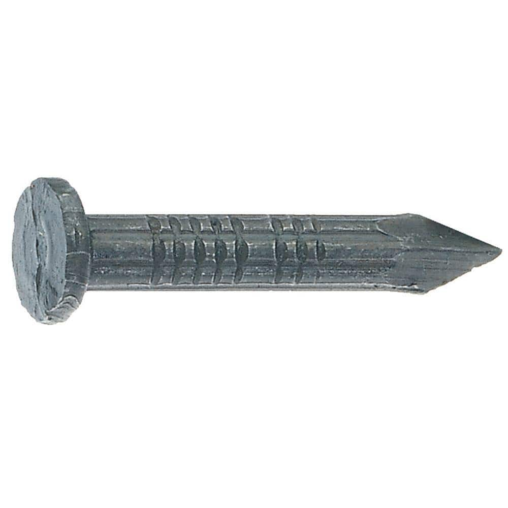 Grip Rite 9 X 3 4 In Fluted Masonry Nails 1 Lb Pack 34tfmas1 The Home Depot