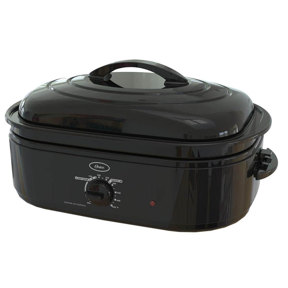 Oster 18 Qt. Black Roaster Oven with SelfBasting LidCKSTRS18BSBD