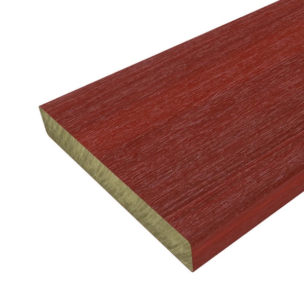 NewTechWood UltraShield Naturale Cortes 1 in. x 6 in. x 8 ft. Swedish Red Solid Composite Decking Board