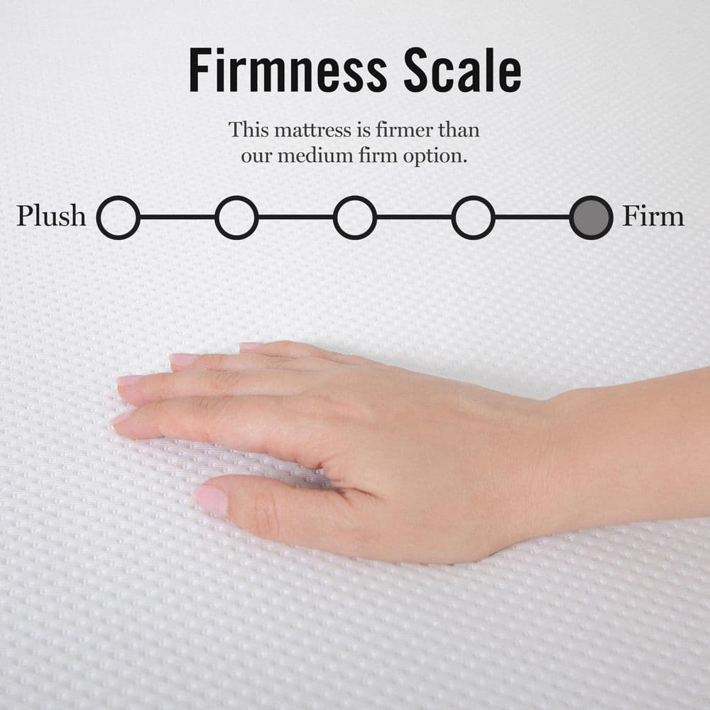 Twin 12" White Innerspring Adjustable Bed Mattress