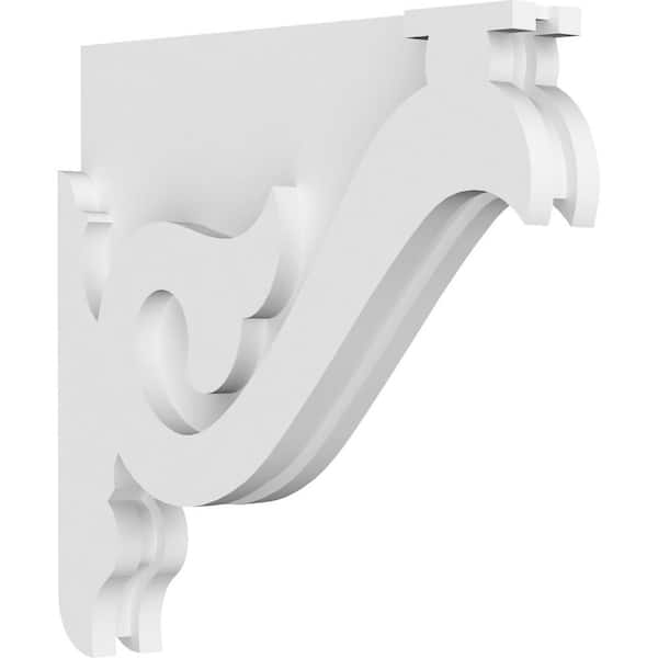 Ekena Millwork 1-7/8 in. x 12 in. x 12 in. PVC Florence Corbel