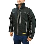 Men's XXXLarge 20-Volt MAX XR Lithium-Ion Black Quilted Soft Shell Jacket Kit with 2.0 Ah Battery and Adapter