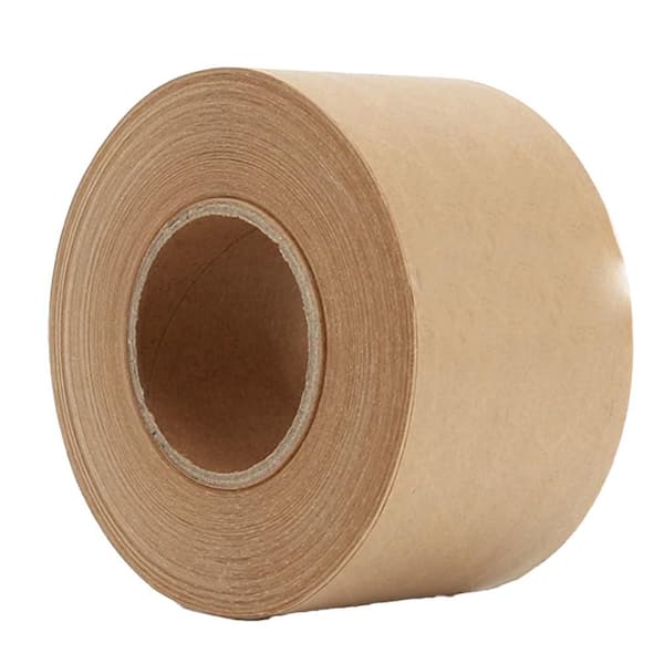 150 ft. Kraft Paper Packaging Tape Brown Reinforced with Fiberglass for Moving and Packing Boxes