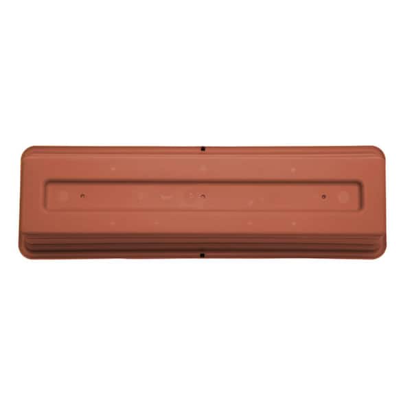 Bloem 5.75 in. H X 30 in. W X 7.5 in. D Plastic Window Box Terracotta