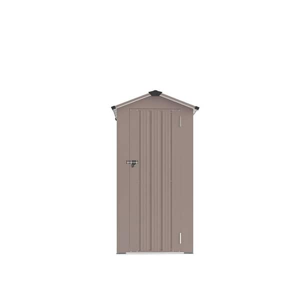 2.5 ft. W x 1.4 ft. D Metal Shed with Door Protective Film, and Suitable for Various Scenarios (3.5 sq. ft.)