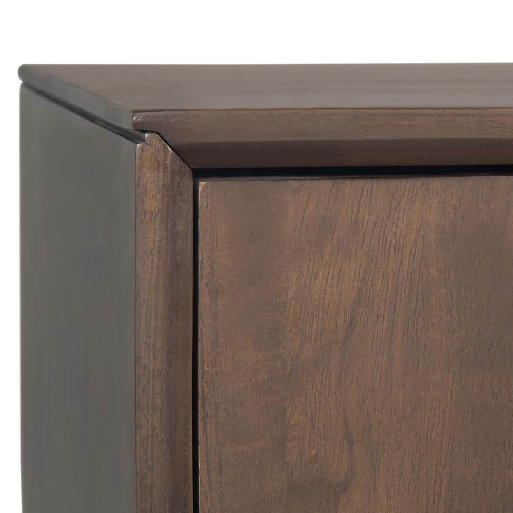 Banting 60" Walnut Brown Rubberwood Mid-Century Modern Sideboard