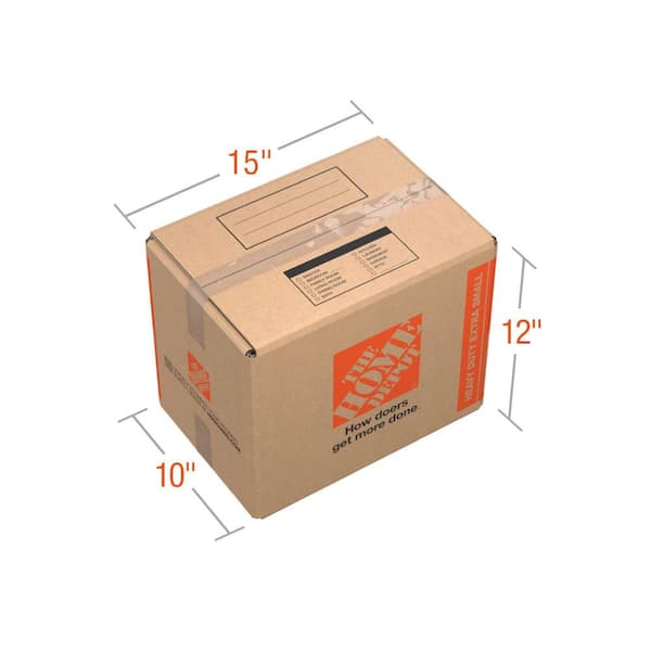 15 in. L x 10 in. W x 12 in. Heavy-Duty Extra-Small Moving Shipping and Packing Box (50-Pack)