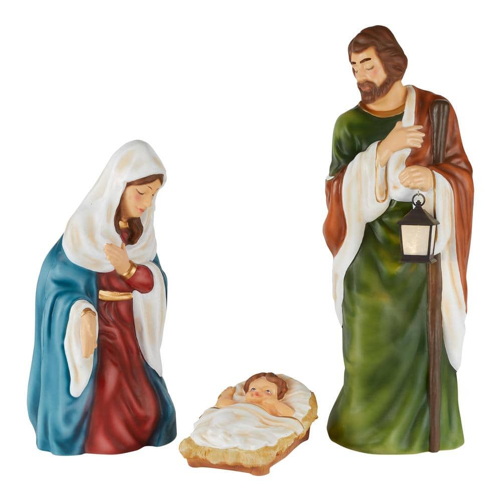 Home Accents Holiday 36 in. LED Pre-Lit Nativity Set 21PA36987 - The ...