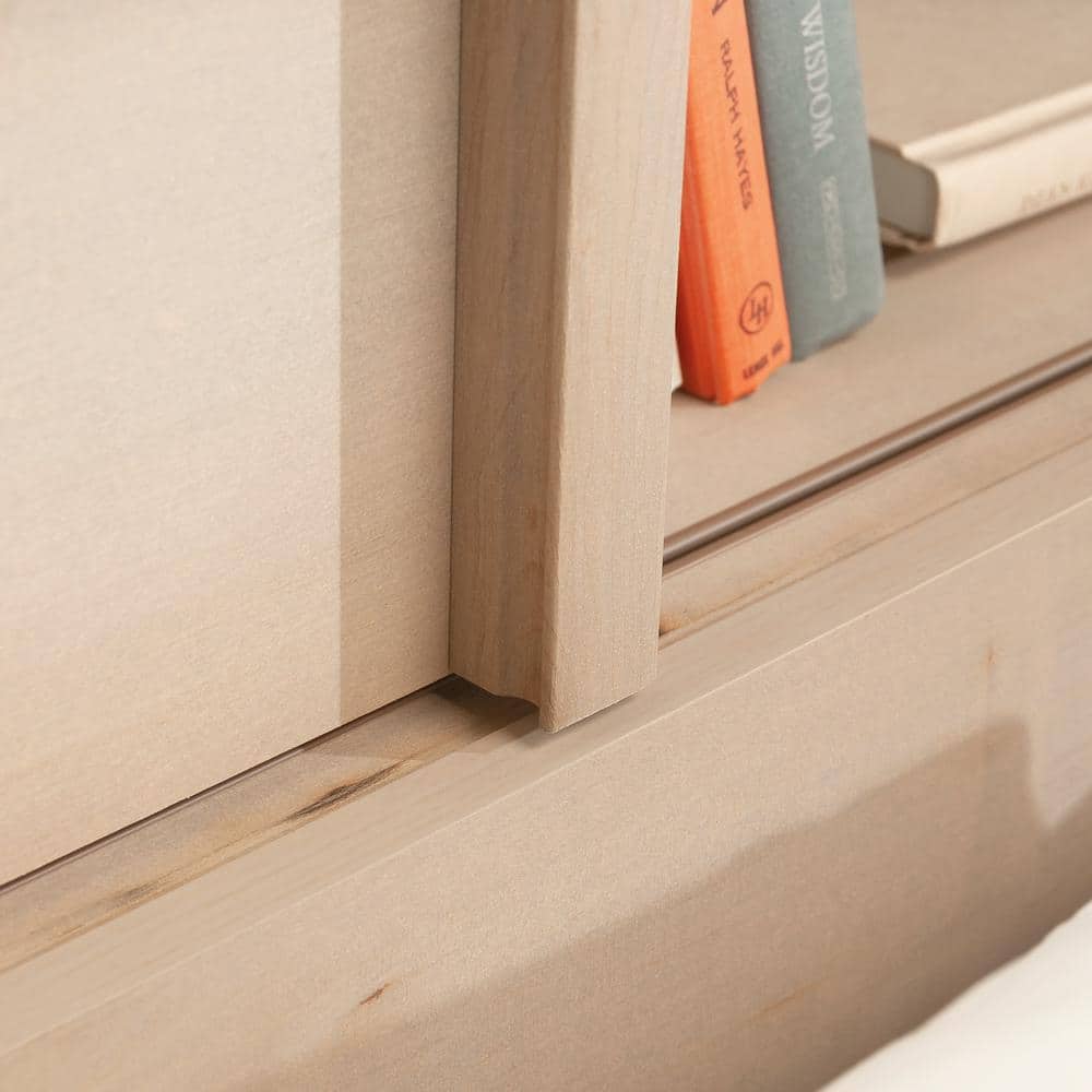Pacific Maple Full-Queen Bookcase Headboard with Storage