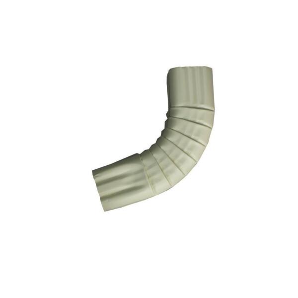 Spectra Pro Select 3 in. x 4 in. Cream Aluminum Downpipe - A Elbow