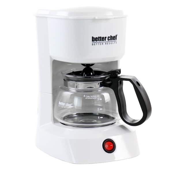 MR. COFFEE TF4-RB SUNBEAM 4 CUP AUTOMATIC ELECTRIC COFFEEMAKER WHITE