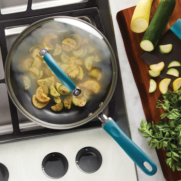 10.25-Inch Hard Anodized Nonstick Induction Deep Frying Pan