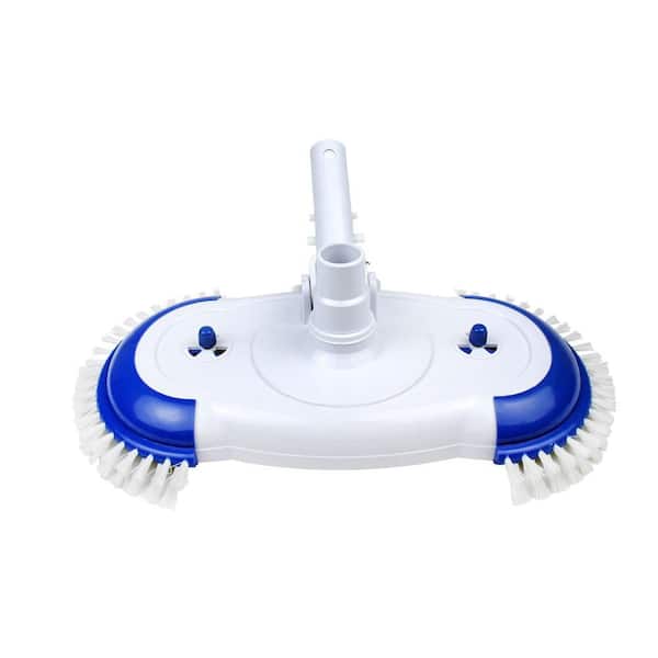 Swimming Pool Suction Vacuum Head Ground Cleaning Brush for Inground Above Ground Pools Curved Swimming Pool Vacuum Suction Head Pool Vacuum Head 13 Inch Wide Pool Spa Vacuum Head