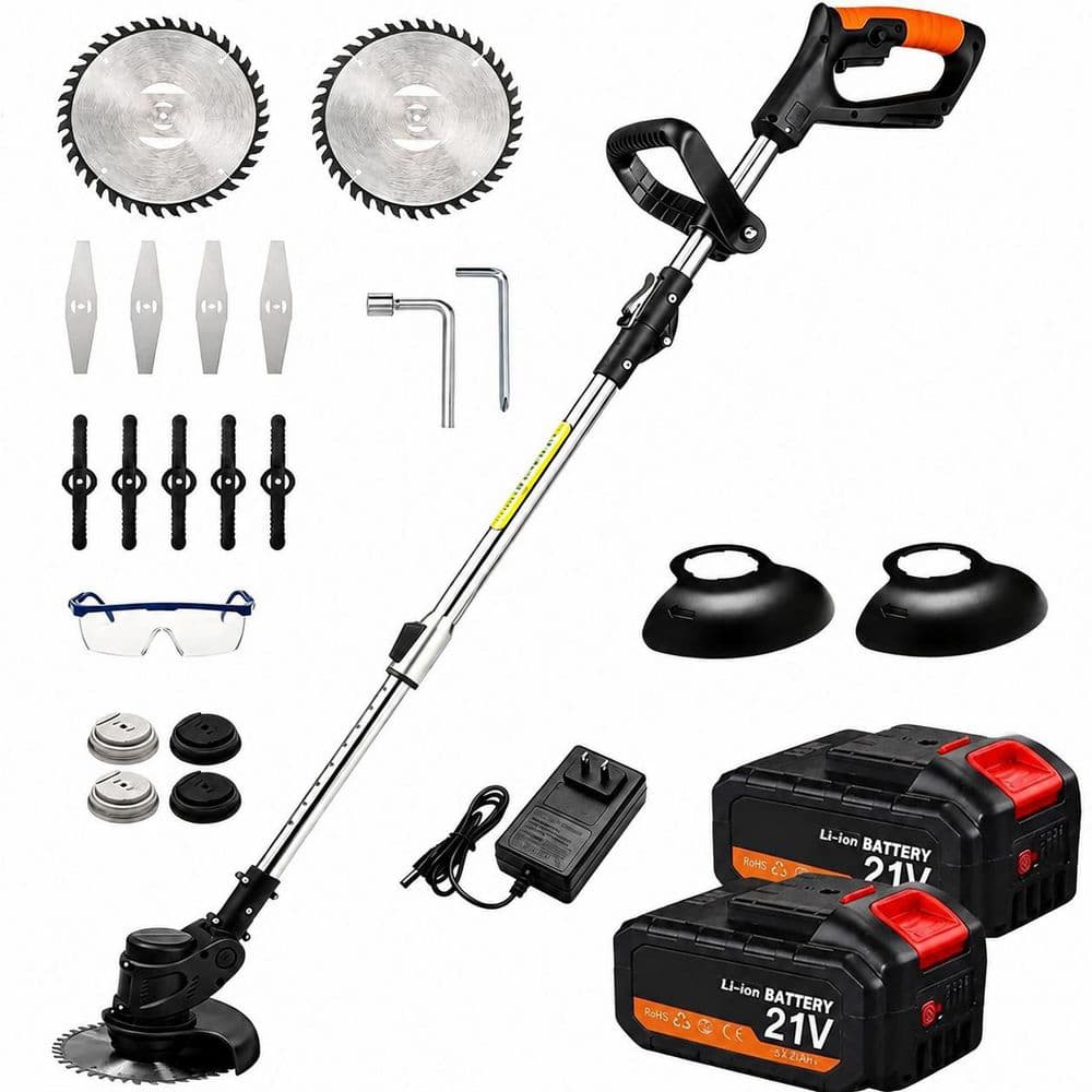 21V Electric Cordless Brush Cutter String Trimmer Multi-Functional 3-in-1 Lightweight Low-Noise Weed Eater price history on PriceWatchPro