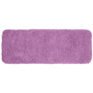 Jazz Purple 22 in. x 60 in. Washable Bathroom Accent Rug