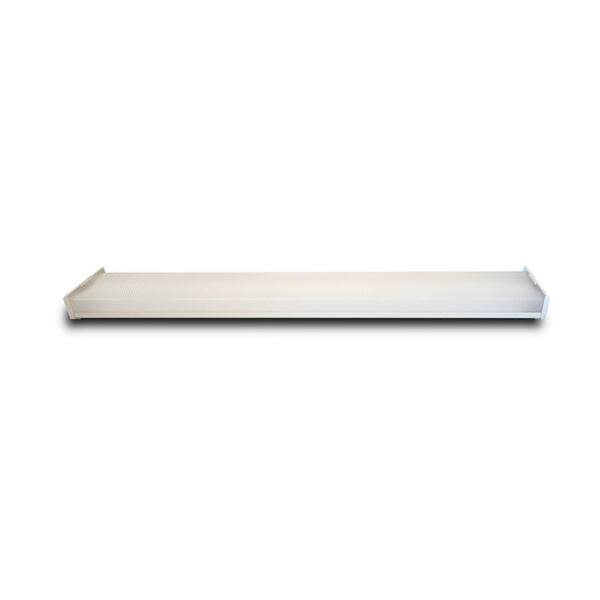 4 ft. 4944 Lumens 64-Watt Equivalent Integrated LED Dimmable White Prismatic Lens Wraparound Light, 4000K Cool White