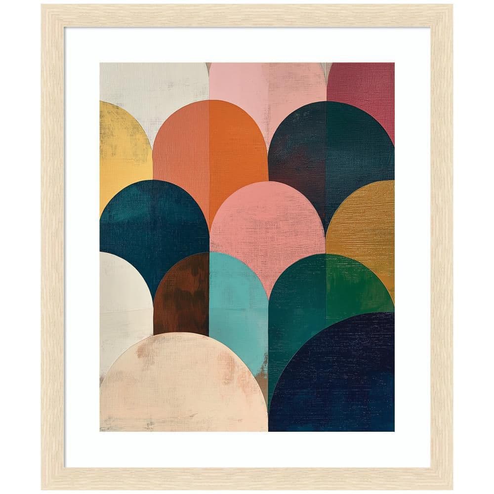 "Woodgrain ""Abstract Jewel Tone"" by The Creative Bunch Studio Abstract Framed Art Print 26 in. x 22 in." price history on PriceWatchPro