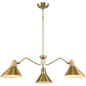 Trimble Collection 3-Light Brushed Bronze Chandelier